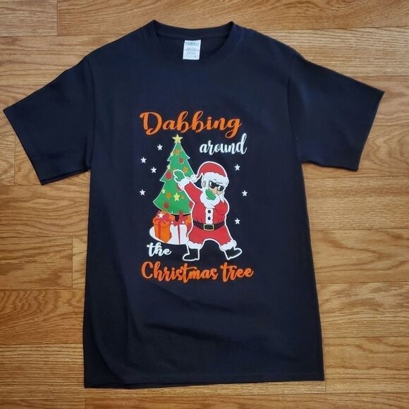 NEW Fortnite Dance Dabbing Santa Christmas Tee - Picture 1 of 6